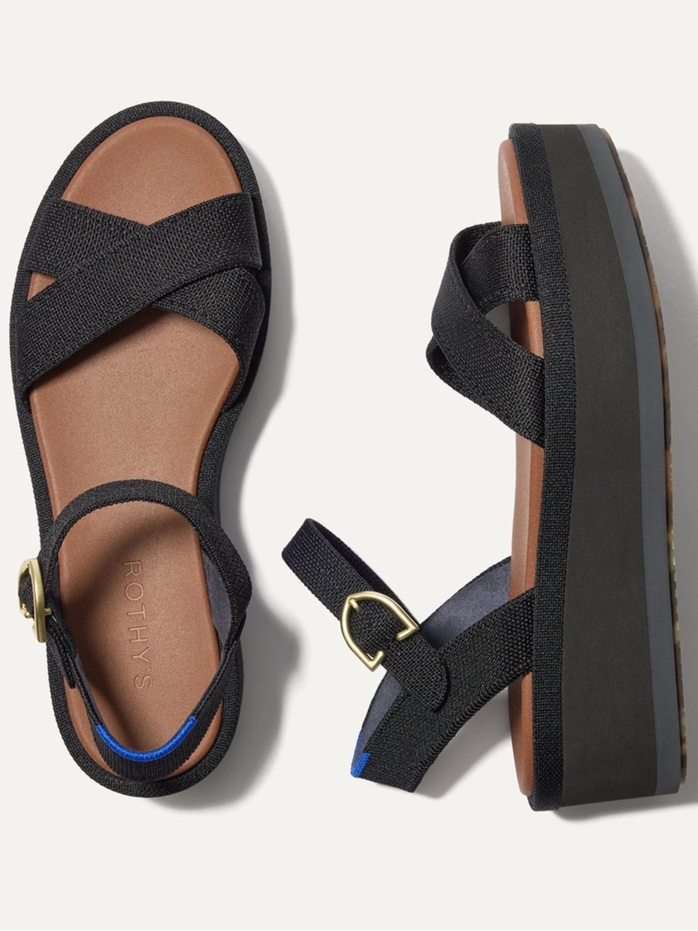 Rothy’s The Criss-Cross Lightweight Wedge